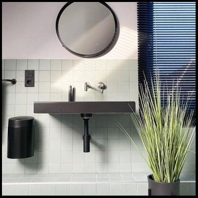 Brabantia Çöp Kutusu 5 lt Asma Basmalı Kapak Siyah 483189
