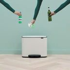 Brabantia Çöp Kutusu İki Bölmeli 11+23 Lt Bo Pedal Bin 121142