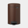 Brabantia Çöp Kutusu 3 litre Newicon Pedallı Mineral Cosy Brown 208522