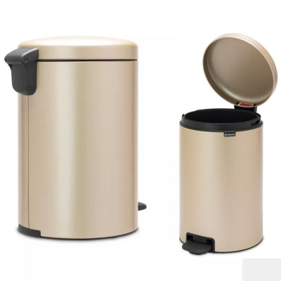 Brabantia Çöp Kutusu 20 litre Newicon Pedallı Şampanya Rengi 304460