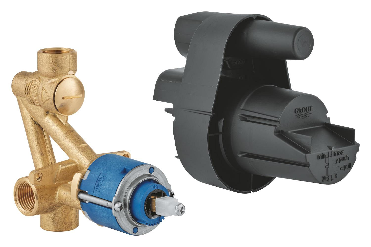 Grohe No CollectionTek kumandalı batarya 1/2", gizli gövde