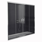 Kabinet Duş Kabini  Ön Cephe Rossi Ars.D142a 140 cm