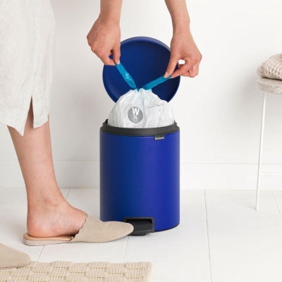 Brabantia Çöp Kutusu 5 litre Newicon Pedallı Mineral Powerful Blue   206849