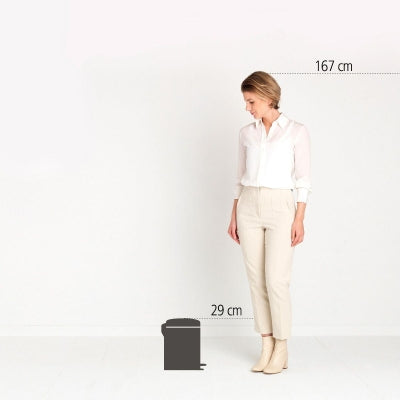 Brabantia Çöp Kutusu 5 litre Newicon Pedallı Mineral Powerful Blue   206849