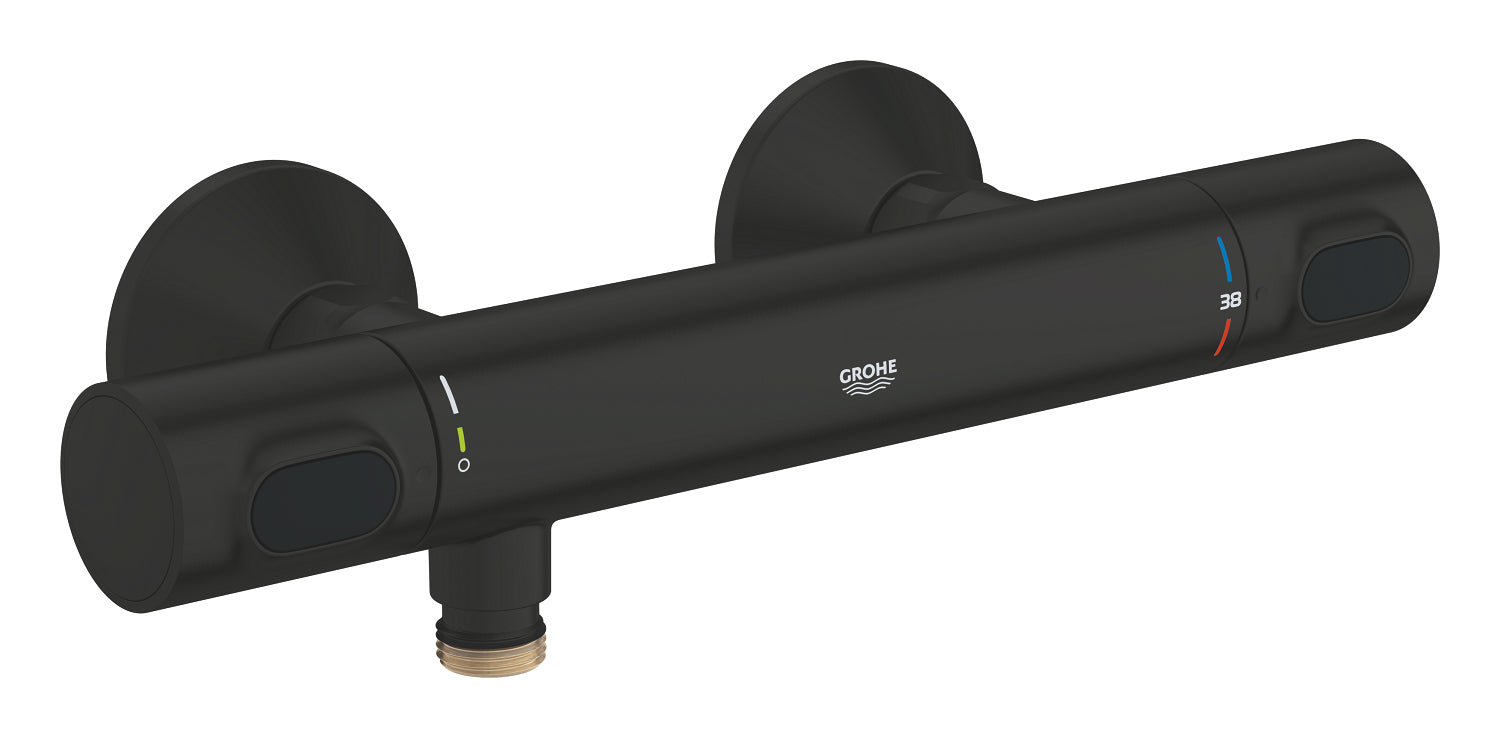 Grohe Grohtherm 500 Termostatik Duş Bataryası Mat Siyah - 347932430