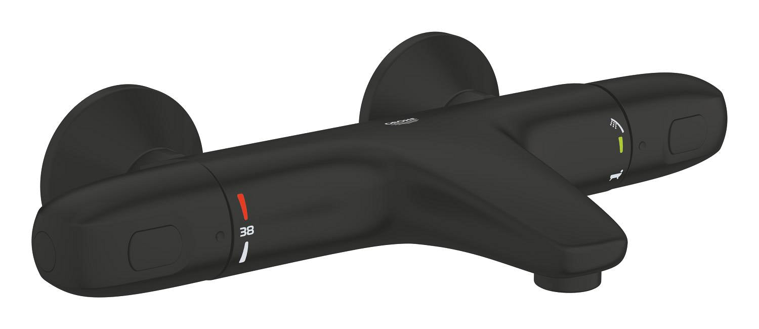 Grohe Grohtherm Termostatik Banyo Bataryası Mat Siyah - 348162433