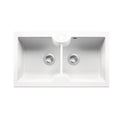 Nuevo Eviye Sonas 9 S 86 x 50 cm Sol Damlalıklı Kristal Beyaz Porselen 304159
