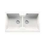 Nuevo Eviye Sonas 9 S 86 x 50 cm Sol Damlalıklı Kristal Beyaz Porselen 304159