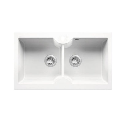 Nuevo Eviye Sonas 9 S 86 x 50 cm Sol Damlalıklı Kristal Beyaz Porselen 304159