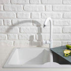 Nuevo Eviye Sonas 9 S 86 x 50 cm Sol Damlalıklı Kristal Beyaz Porselen 304159