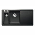 Nuevo Eviye Purel 6 S 100 x 51 cm Sağ Damlalıklı Siyah Porselen 824156