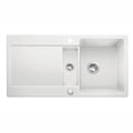Nuevo Eviye Liberta 6 S 100 x 51 cm Sol Damlalıklı Kristal Beyaz Porselen 104172