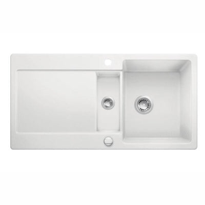Nuevo Eviye Liberta 6 S 100 x 51 cm Sol Damlalıklı Kristal Beyaz Porselen 104172