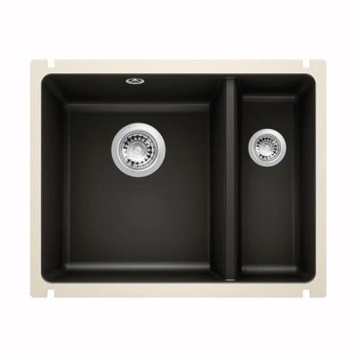 Nuevo Eviye Sonıc 350-150 U 56,7 x 39,6 cm Siyah Porselen 724350