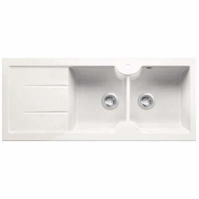 Nuevo Eviye Sonas 8 S 116 x 50 cm Sol Damlalıklı Kristal Beyaz Porselen 304158