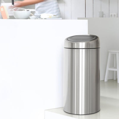 Brabantia Çöp Kutusu 45 lt Dokunmatik Touch Bin Mat Steel 390845