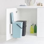Brabantia Çöp Kutusu 2x16 Lt Dolap İçi Sort Go Mint Gri