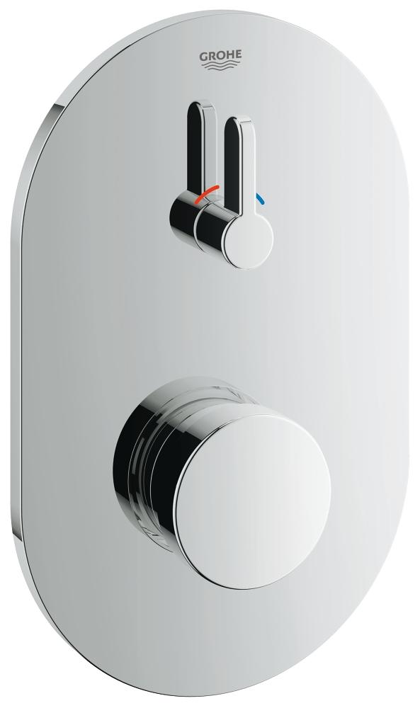 Grohe Eurosmart Cosmopolitan T Zaman Ayarlı Ankastre Duvardan Duş Bataryası, Çift Su Girişli - 36321000