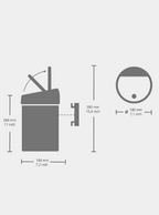 Brabantia Çöp Kutusu 3 Lt Touch Bin Dokunmatik Beyaz 364488