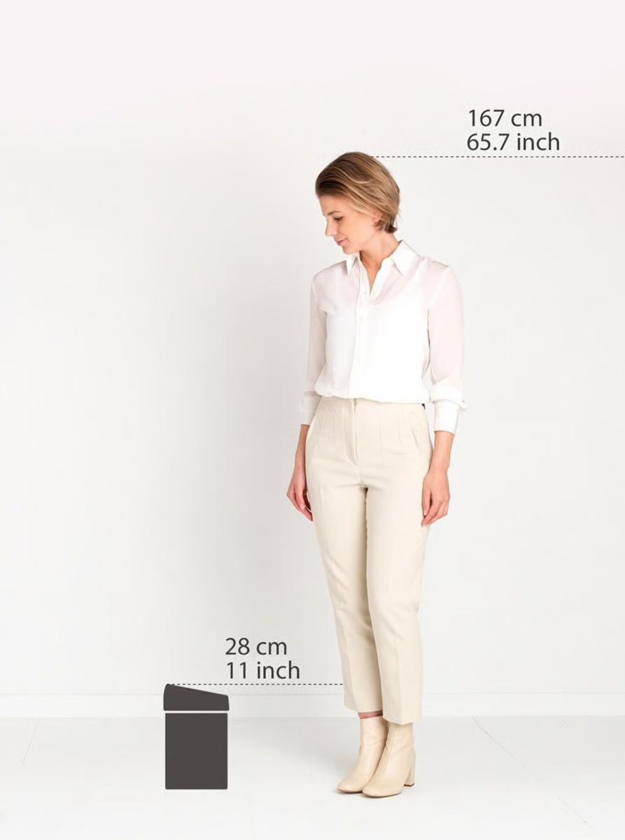 Brabantia Çöp Kutusu 3 Lt Touch Bin Dokunmatik Beyaz 364488