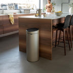 Brabantia Çöp Kutusu 30 litre Touch Bın New Dokunmatik Şampanya 304507