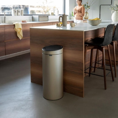 Brabantia Çöp Kutusu 30 litre Touch Bın New Dokunmatik Şampanya 304507