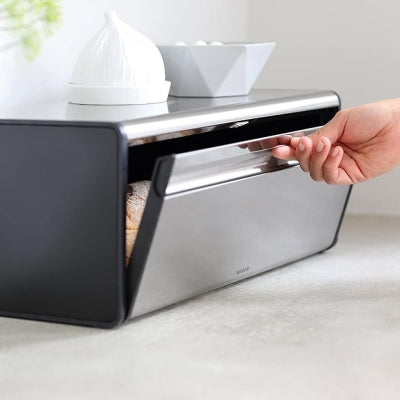 Brabantia Ekmek Saklama Kutusu Matt Steel Dikdörtgen Köşeli 299186