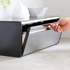 Brabantia Ekmek Saklama Kutusu Matt Steel Dikdörtgen Köşeli 299186