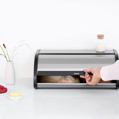 Brabantia Ekmek Saklama Kutusu Matt Steel Yuvarlak 299445