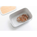 Brabantia Ekmek Saklama Kutusu Nic Light Grey  128288