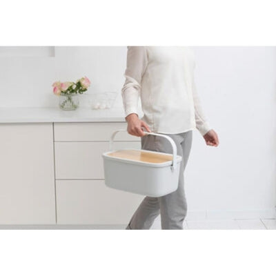 Brabantia Ekmek Saklama Kutusu Nic Light Grey  128288