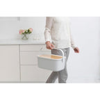Brabantia Ekmek Saklama Kutusu Nic Light Grey  128288