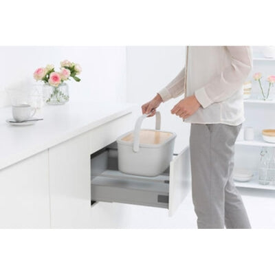 Brabantia Ekmek Saklama Kutusu Nic Light Grey  128288