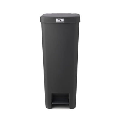Brabantia Çöp Kutusu 40 litre Stepup Plastik Koyu Gri 800023