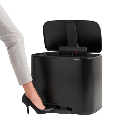 Brabantia Çöp Kutusu 36 lt Pedallı Bo Mat Siyah 121463