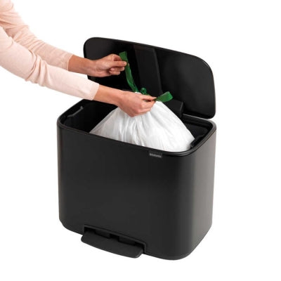 Brabantia Çöp Kutusu 36 lt Pedallı Bo Mat Siyah 121463