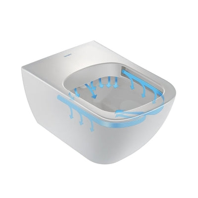 Duravit Klozet Asma Happy D2 Rimmless Mat Antrasit