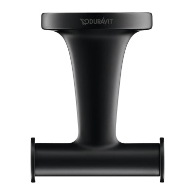 Duravit Bornoz / Havlu Askısı  İkili Starck T Mat Siyah 099304600