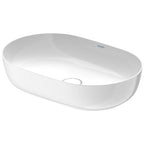 Duravit Luv DuraCeram Çanak Lavabo, 60 cm, Beyaz-Satin Mat Gri