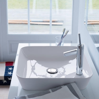 Duravit Lavabo Cape Cod DuraCeram Batarya Banklı Çanak 46 x 46 cm 2340460000