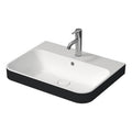 Duravit Lavabo Happy D.2 Plus 60 x 46 cm, Beyaz / Antrasit Mat 606061000
