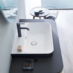 Duravit Lavabo Happy D.2 Plus 60 x 46 cm, Beyaz / Antrasit Mat 606061000