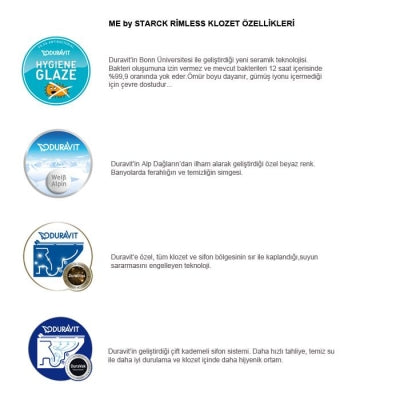 Duravit Klozet Seti Akıllı Sensowash Slim Me by Starck Asma 631000002004300