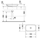 Duravit Lavabo DuraStyle Çanak60 x 38 cm 0349600000