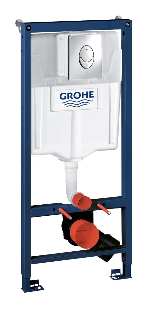 Grohe Rapid Sl 3'Ü 1 Arada Wc Gömme Rezervuar Seti, 1.13 M Montaj Yüksekliği - 38721001