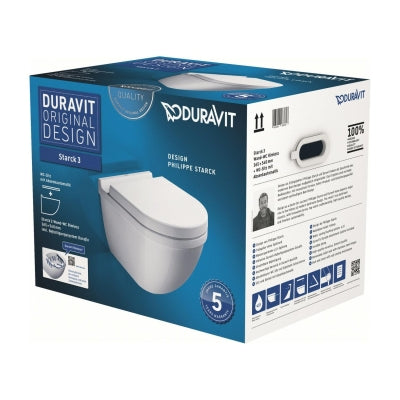 Duravit Klozet Özel Kutulu Starck 3 AsmaKapak Dahil45273900A1