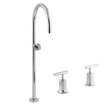 Kohler Küvet Dolum Purist Gaga Takımı Yerden Krom