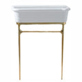 Systempool Lavabo Epoque Solid Surface Altın Rengi Ayak