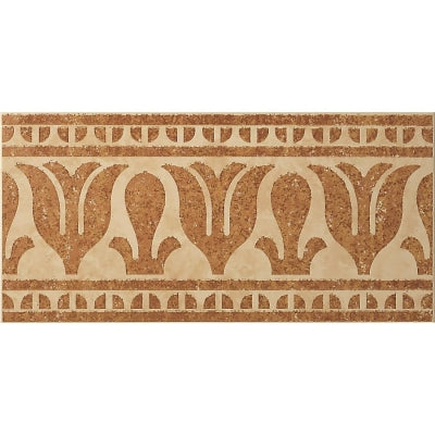 Zirconio Bordür Travertino Modena 1 Beige 20,5 x 41 cm