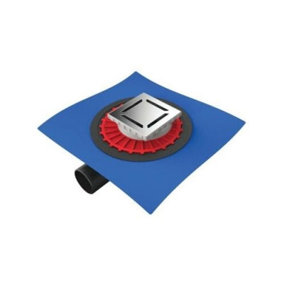 Evi Metal Duş Yalıtımlı Yer Süzgeci 10 x10 Nova 050 Kare
